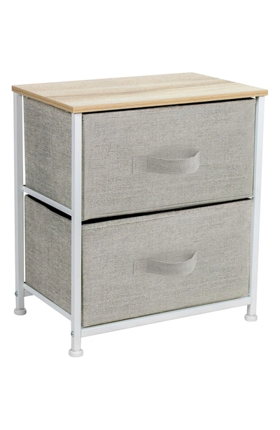 Sorbus 2-drawer Chest Dresser In Beige