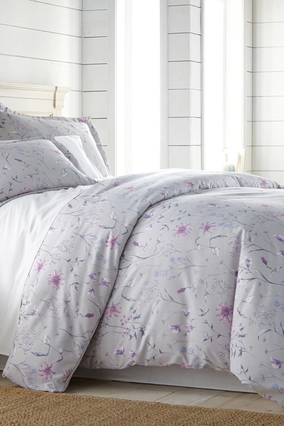 Southshore Fine Linens Full/queen Luxury Premium Floral Collection Comforter Set In Grey