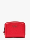 Kate Spade Knott Small Compact Wallet In Lingonberry
