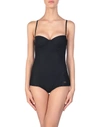 Dolce & Gabbana Lycra One Piece Bathing Suit In Black