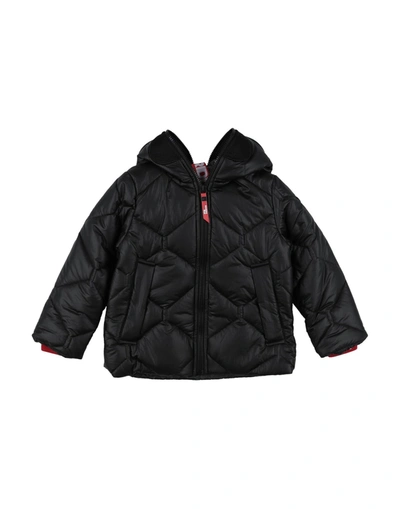 Ai Riders Kids' Down Jackets In Black