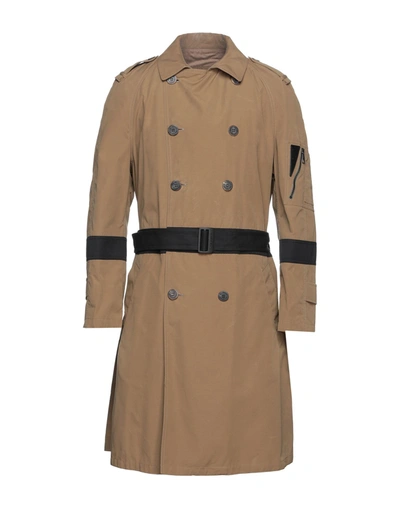 Neil Barrett Overcoats In Beige