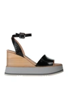 Paloma Barceló Sandals In Black
