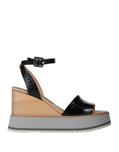 Paloma Barceló Sandals In Black