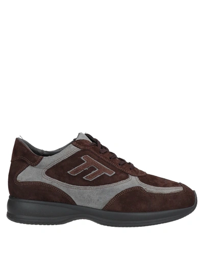 Soldini Sneakers In Dark Brown