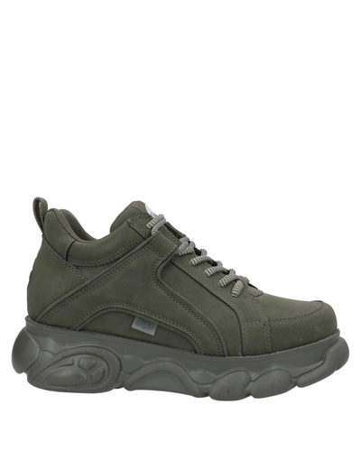 Buffalo Sneakers In Military Green