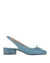 Maison Margiela Pumps In Pastel Blue