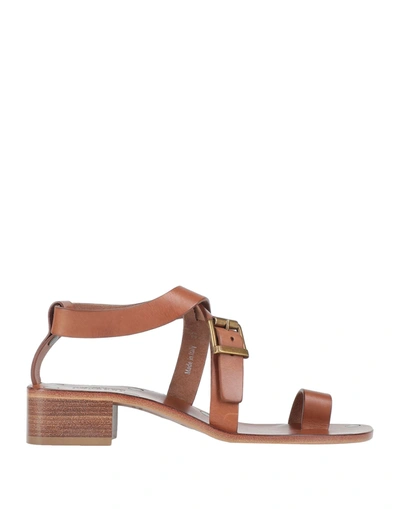 Maison Margiela Sandals In Tan