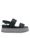 JEANNOT JEANNOT WOMAN SANDALS BLACK SIZE 8 SOFT LEATHER