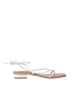Bibi Lou Toe Strap Sandals In White