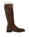 Dolce & Gabbana Knee Boots In Brown