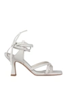 Ovye' By Cristina Lucchi Toe Strap Sandals In White