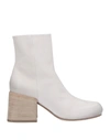 Vic Matie Ankle Boots In White