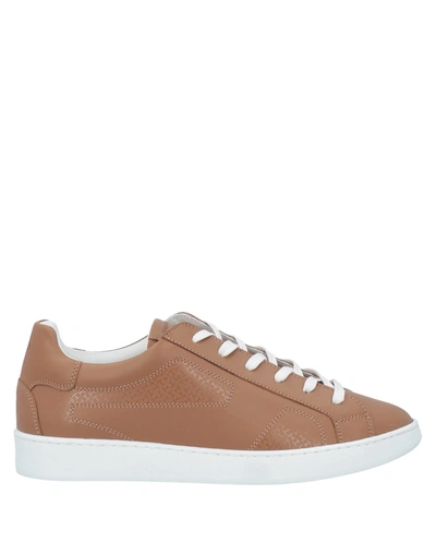 Tagliatore Sneakers In Light Brown