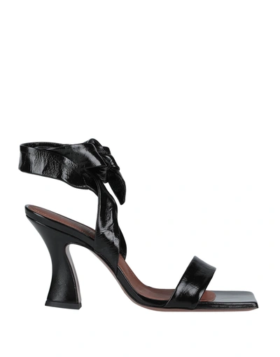 L'autre Chose Sandals In Black