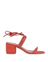 Schutz Sandals In Orange