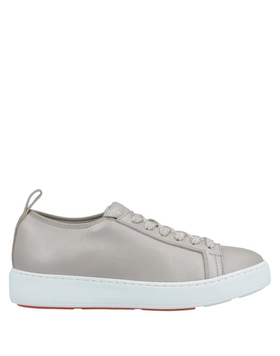 Santoni Sneakers In Grey