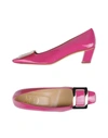 Roger Vivier Pumps In Mauve