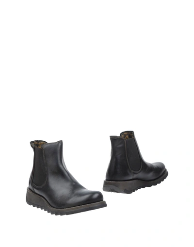 Fly London Ankle Boots In Black