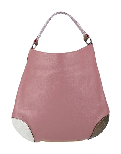 Ebarrito Handbags In Pastel Pink