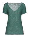 Charlott Sweaters In Deep Jade