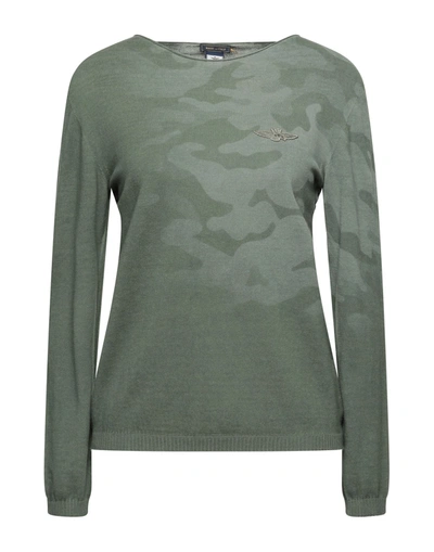 Aeronautica Militare Sweaters In Military Green