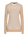 Dolce & Gabbana Sweaters In Camel