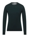 Vneck Sweaters In Green