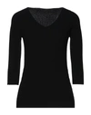 Giorgio Armani Sweaters In Black