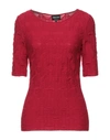 Giorgio Armani Sweaters In Red