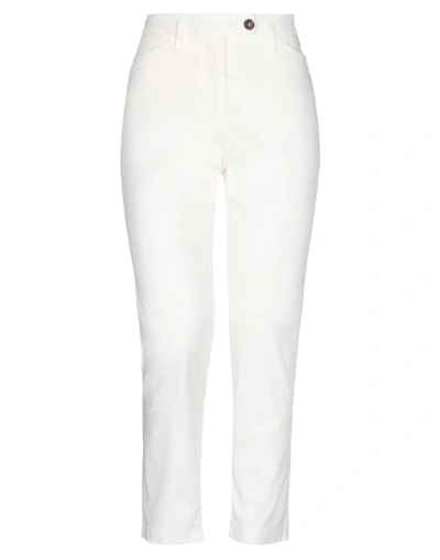 Gold Case Pants In White
