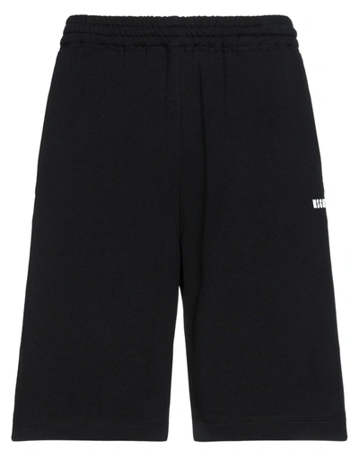 Msgm Shorts & Bermuda Shorts In Black