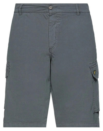 Lyle & Scott Man Shorts & Bermuda Shorts Lead Size 30 Cotton In Grey