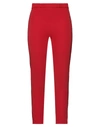 ELEVEN88 ELEVEN88 WOMAN PANTS RED SIZE 10 POLYESTER, ELASTANE