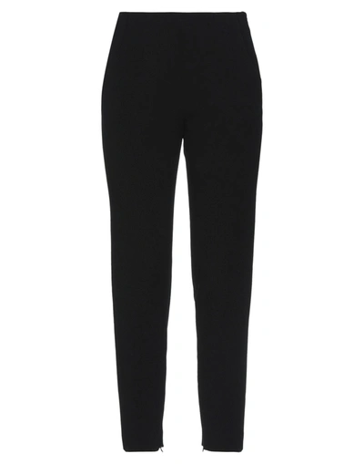 Giorgio Armani Woman Pants Black Size 10 Virgin Wool, Elastane In Black
