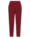 GIORGIO ARMANI GIORGIO ARMANI WOMAN PANTS RED SIZE 8 VIRGIN WOOL, ELASTANE