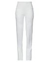 PHILIPP PLEIN PHILIPP PLEIN WOMAN PANTS WHITE SIZE XS POLYESTER