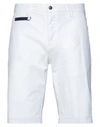 Yes Zee By Essenza Man Shorts & Bermuda Shorts White Size 30 Cotton, Elastane