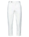 People (+)  Man Pants Light Grey Size 34 Cotton, Elastane