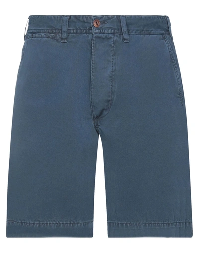 Chesap Eake's Chesapeake's Man Shorts & Bermuda Shorts Blue Size 36 Cotton