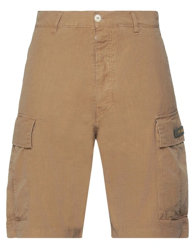2w2m Man Shorts & Bermuda Shorts Brown Size 31 Cotton