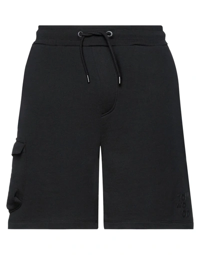 Tom Wood Man Shorts & Bermuda Shorts Black Size M Organic Cotton, Cotton, Elastane