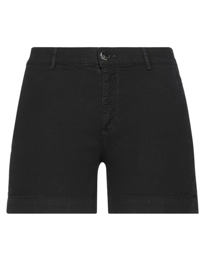 Kaos Jeans Woman Shorts & Bermuda Shorts Black Size 30 Cotton, Elastane