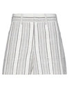 Dior Woman Shorts & Bermuda Shorts Slate Blue Size 6 Cotton, Silk