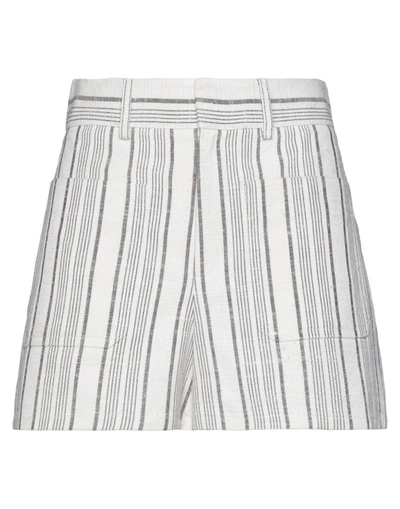 Dior Woman Shorts & Bermuda Shorts Slate Blue Size 6 Cotton, Silk