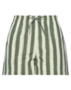Dior Woman Shorts & Bermuda Shorts Green Size 6 Cotton In Green