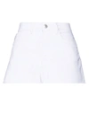 !m?erfect Woman Shorts & Bermuda Shorts White Size 32 Cotton, Elastane