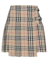 Burberry Vintage Check Wool Kilt In Multi