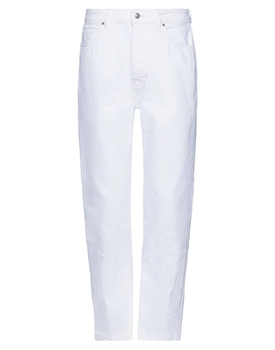 Haikure Man Denim Pants White Size 33 Cotton