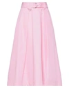 Msgm Midi Skirts In Pink